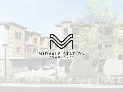 Midvale Station brand design designer estate graphic logo midvale real station
