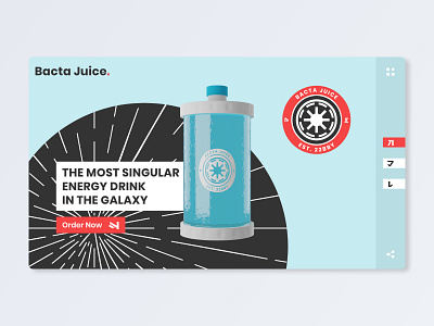 Bacta Juice 3d 3d art branding design ui ux web website