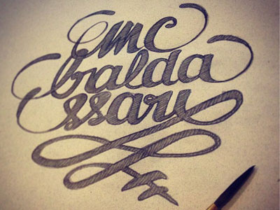 MC Baldassari art font illustration logo mcbaldassari signature