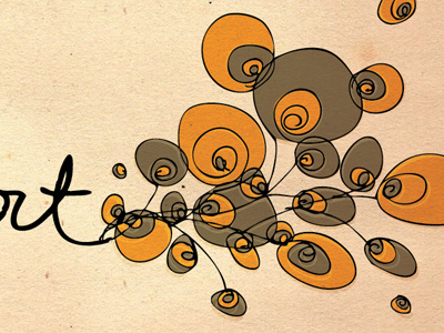 l'Infusart brand graphisme logo sketches