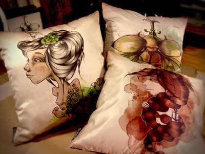 Pillows !!! art illustration pillows print