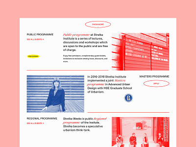 Strelka Site Redesign Concept