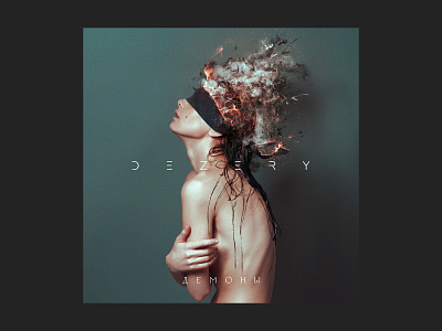 Dezery — Demons EP Artwork cd artwork collage cover girl indie music rock