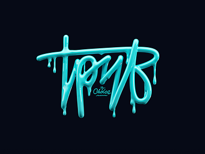 Troove — Local Sales & Deals 3d animation blue branding graffiti illustration lettering logo neon troove typography