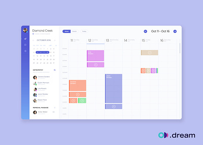 Schedule Calendar dashboard design illustration schedule calendar ui ux