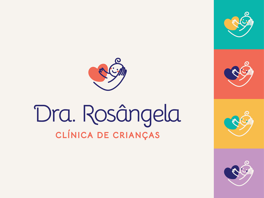 Logo Dra Rosângela by Camilla Bartholomei S. on Dribbble