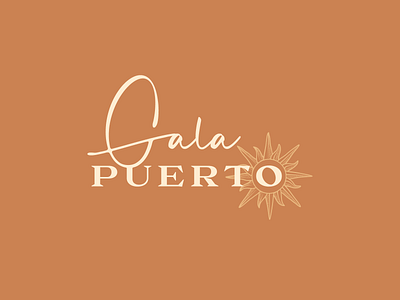Logotipo Restaurante Gala Puerto branding logo parrilla restaurant uruguay