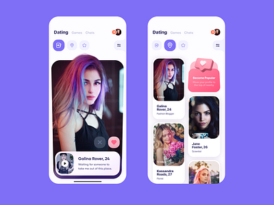 Dating App Exploration by Michael on Dribbble