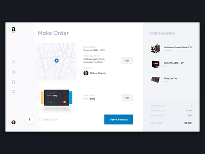 Make Order \ Checkout – Amazon Concept