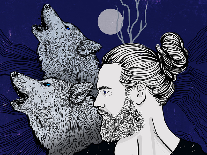 Aggresive Wolf by mahesh pathare on Dribbble