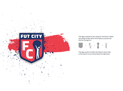 FUTCITY branding design flat identity illustration logo logotype type typography vector