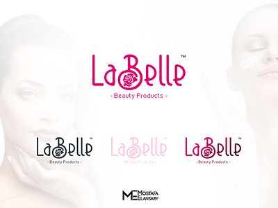 LaBelle LOGO beauty brand branding caligraphy font girl graphic icone logo logo design logotype type