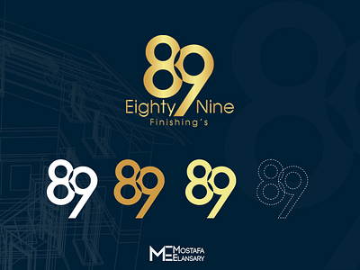 Eighty-Nine | 89 LOGO ansary behance branding branding design brandingidentity caligraphy design dribbble fonts icone identity illustration logo logodesign logos logotype number pattern typo typogaphy