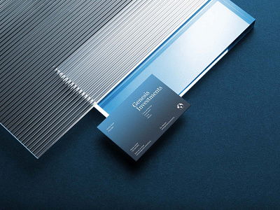 Genesis Investments Branding Project branding business cards financial advisor