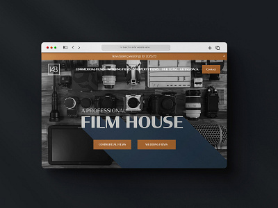 148. Films Web Build + Light Rebrand branding layout squares squarespace web design