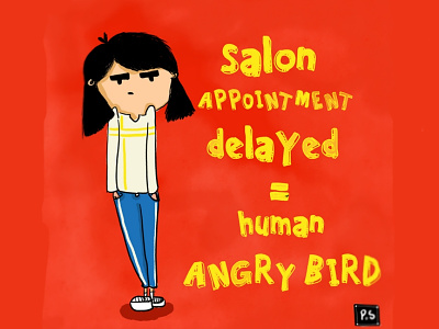 Very Angry Bird. angry bird art character design color doodle font game illustration texture