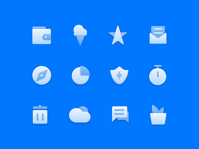 Blue Icons