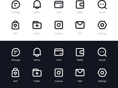 Linear Icon ui 图标 设计