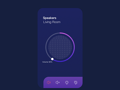 Smart Home APP illustration ui