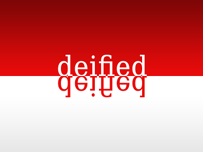 Deified design logo minimalism typography