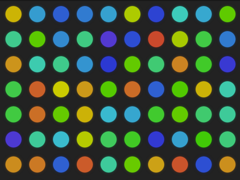 Fun With Circles procedural background html5 css3
