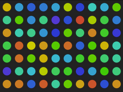Fun With Circles background css3 html5 procedural