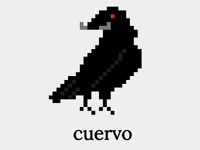 Cuervo Logo logo pixel software