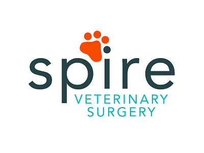 Spire Logo brand branding logo mobile vet veterinarian veterinary