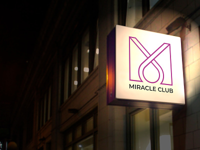 Miracle Club brand branding club design designer dweetdesign graphic design illustrator logo miracle night club vip wales