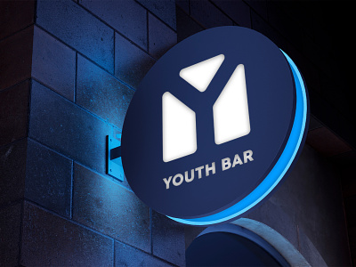 Youth Bar bar brand branding cocktail cover design designer dweetdesign england graphic design logo london united kingdom youth