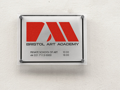 Bristol Art Academy art branding dweet design europe graphic design logo school