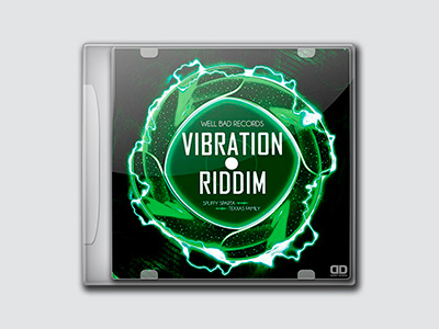 Vibration Riddim cover design designer dweetdesign graphic design