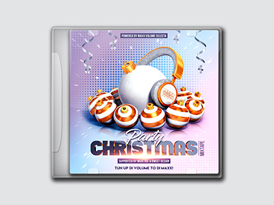 Maxx Volume Selecta - Party Christmas cover design designer dweetdesign graphic design