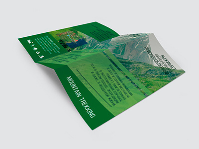 Mountain Trekking Summer Edition branding brochure design designer dweetdesign graphic design logo nordblaze