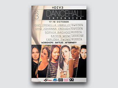 Dancehall International 3 cover design designer dweetdesign flyer graphic design poster