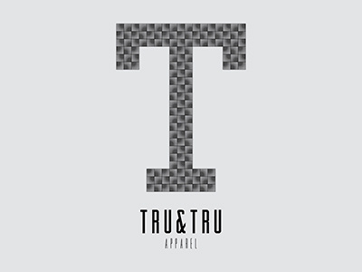 TRU&TRU apparel brand design designer dweet dweetdesign graphic logo style trutru vector wear