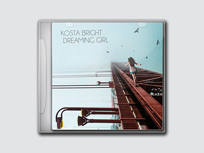 Kosta Bright - Dreaming Girl cover design designer dweetdesign photoshop