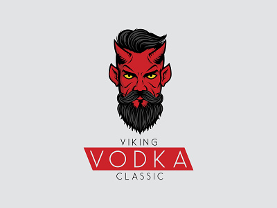 Viking Vodka Classic brand branding classic design designer dweet dweetdesign graphic graphic design graphic design identity illustration illustrator logo photoshop vector viking vodka