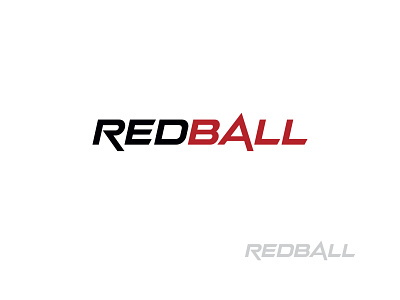 red ball — logo design branding design graphic design italic logo logo sports branding sports logo typography