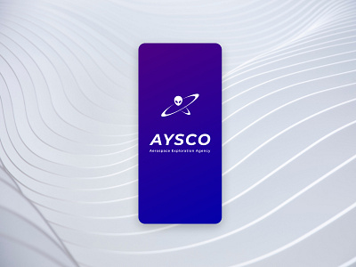 AYSCO splash screen UI