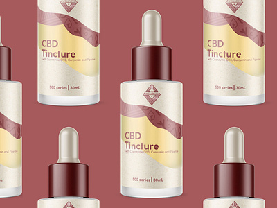 CBD Wellness Tincture Bottle Concept