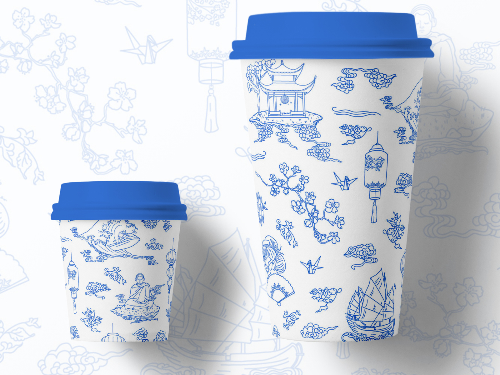 Moores Tea ToGo Cups by Hazel Imogen on Dribbble