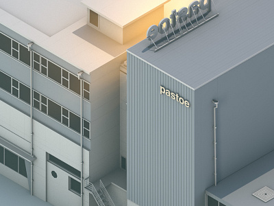 [3 / 10] - Expanding the Factory architecture c4d cinema 4d everyday factory isometric render