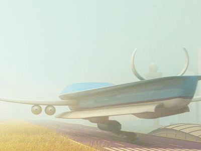 The Future of Amsterdam Airport Schiphol [2/2] 3d airport animation c4d cinema4d future futurism pakhuisdezwijger render symposium visuals