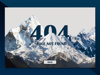 100 days of UI - Day 07 - 404 Page.