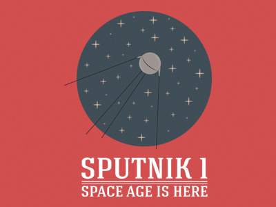 Sputnik age deep space space sputnik stars