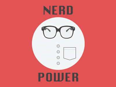 Nerd Power glass nerd power