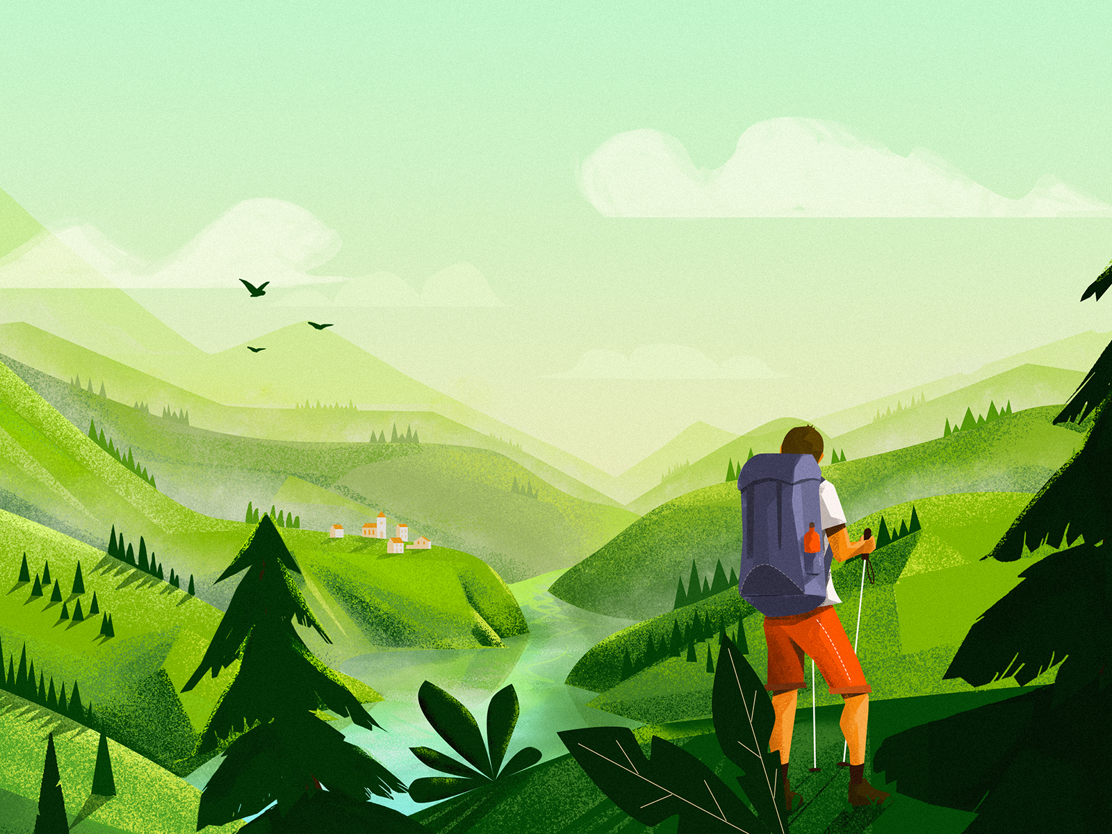 Landscape study by Wouter Soentjens on Dribbble