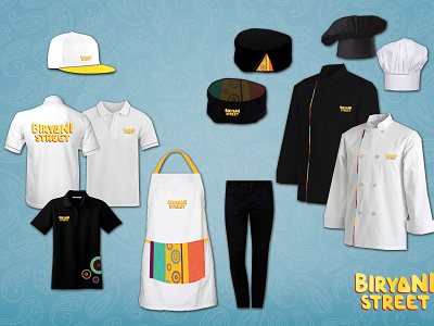 Biryani Street | Dubai branding design graphicdesign illustration mockup uniform