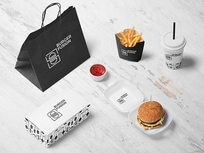 Burger Fusion Dubai | Branding art branding design graphicdesign packaging